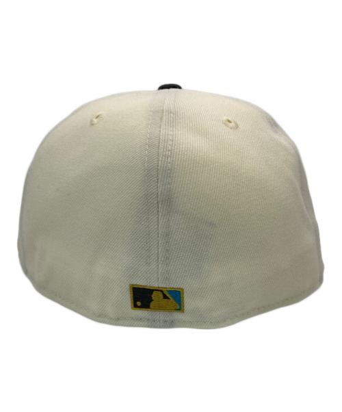 New Era（ニューエラ）New Era (ニューエラ) 90sベースボールキャップ ホワイト×グレー サイズ:60.6㎝の古着・服飾アイテム