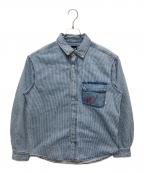 GAP×SEAN WOTHERSPOONギャップ×ショーン・ワザーズプーン）の古着「リラックスフィット レールロード デニムシャツ」｜インディゴ×ホワイト