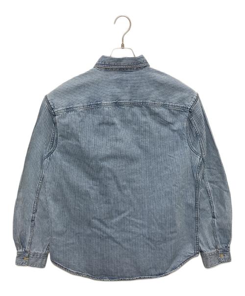GAP（ギャップ）GAP (ギャップ) SEAN WOTHERSPOON (ショーン・ワザーズプーン) リラックスフィット レールロード デニムシャツ インディゴ×ホワイト サイズ:Mの古着・服飾アイテム