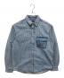 GAP（ギャップ）の古着「リラックスフィット レールロード デニムシャツ」｜インディゴ×ホワイト