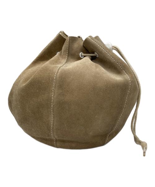 HENDER SCHEME（エンダースキーマ）Hender Scheme (エンダースキーマ) スウェード巾着バッグ ベージュの古着・服飾アイテム