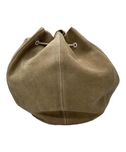 HENDER SCHEME（エンダースキーマ）Hender Scheme (エンダースキーマ) スウェード巾着バッグ ベージュの古着・服飾アイテム