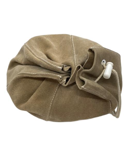 HENDER SCHEME（エンダースキーマ）Hender Scheme (エンダースキーマ) スウェード巾着バッグ ベージュの古着・服飾アイテム