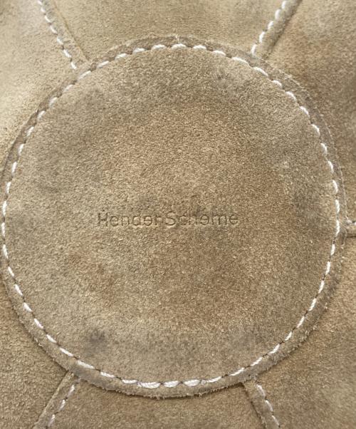 HENDER SCHEME（エンダースキーマ）Hender Scheme (エンダースキーマ) スウェード巾着バッグ ベージュの古着・服飾アイテム