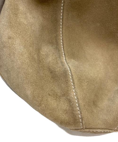 HENDER SCHEME（エンダースキーマ）Hender Scheme (エンダースキーマ) スウェード巾着バッグ ベージュの古着・服飾アイテム