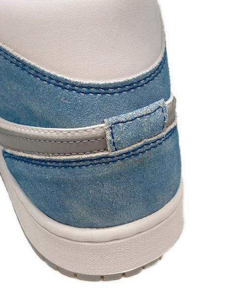 NIKE（ナイキ）NIKE (ナイキ) エアジョーダン1ミッドSE ホワイト×ブルー サイズ:US9.5の古着・服飾アイテム