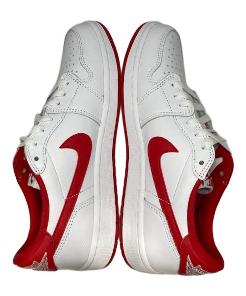 NIKE（ナイキ）NIKE (ナイキ) エアジョーダン1レトロローOG ホワイト×レッド サイズ:US9の古着・服飾アイテム