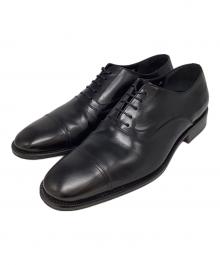 Salvatore Ferragamo（サルヴァトーレ フェラガモ）の古着「ストレートチップシューズ」｜ブラック