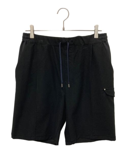 DESIGNWORKS（デザインワークス）DESIGNWORKS (デザインワークス) ミリタリーピンタックショーツ ブラック サイズ:48の古着・服飾アイテム