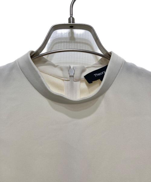theory（セオリー）theory (セオリー) Satin Crepe Stand Collar Top アイボリー サイズ:SIZE Pの古着・服飾アイテム