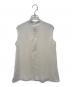 theory (セオリー) Satin Crepe Stand Collar Top アイボリー サイズ:SIZE P：5000円