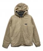 Patagoniaパタゴニア）の古着「ラインド キャンパス フーディー」｜ベージュ