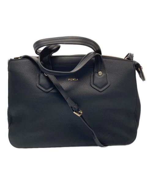 FURLA（フルラ）FURLA (フルラ) 2WAYショルダーバッグ ブラックの古着・服飾アイテム