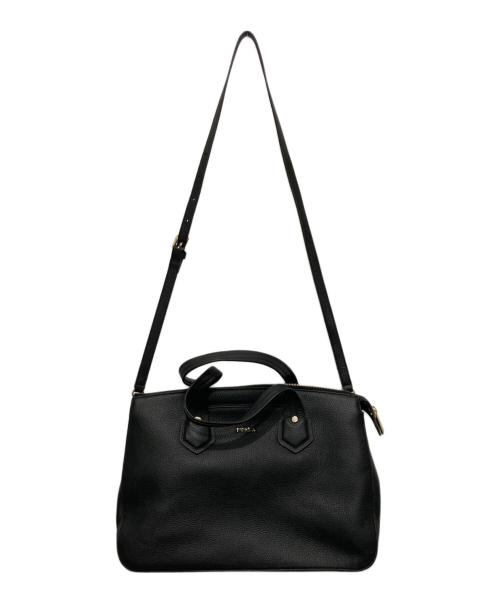 FURLA（フルラ）FURLA (フルラ) 2WAYショルダーバッグ ブラックの古着・服飾アイテム