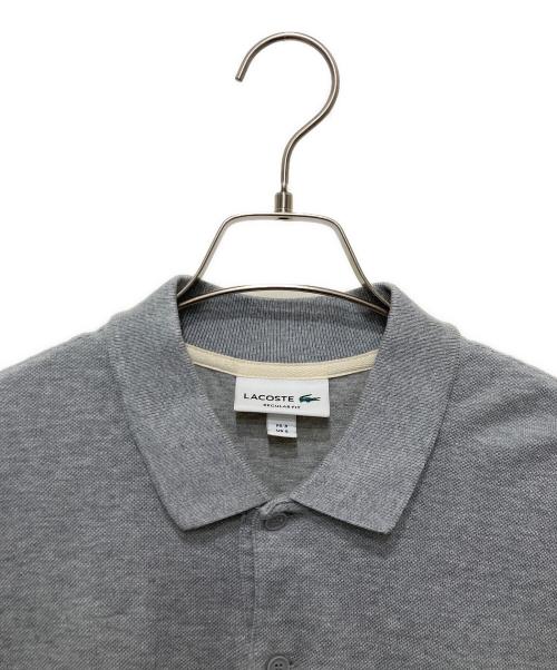 LACOSTE（ラコステ）LACOSTE (ラコステ) ヘリテージワニロゴポロシャツ グレー サイズ:Sの古着・服飾アイテム