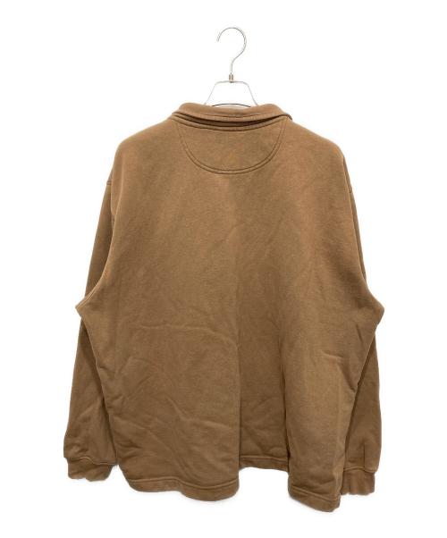 CarHartt（カーハート）CarHartt (カーハート) ハーフジップスウェット ベージュ サイズ:2XLの古着・服飾アイテム