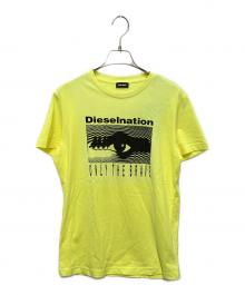 DIESEL（ディーゼル）の古着「プリントTシャツ」｜イエロー