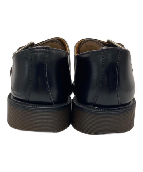 Dr.Martens（ドクターマーチン）Dr.Martens (ドクターマーチン) モンクストラップレザーシューズ ブラック サイズ:UK8の古着・服飾アイテム
