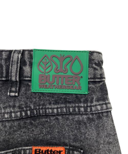 BUTTER GOODS（バターグッズ）butter goods (バターグッズ) デニムハーフパンツ ブラック サイズ:34の古着・服飾アイテム