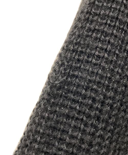 REGULATION Yohji Yamamoto（レギュレーションヨウジヤマモト）REGULATION Yohji Yamamoto (レギュレーションヨウジヤマモト) ジップアップニットセーター ブラック サイズ:Ⅼの古着・服飾アイテム