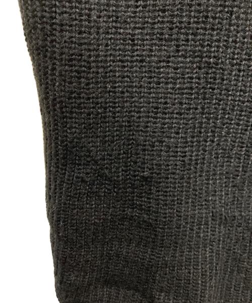 REGULATION Yohji Yamamoto（レギュレーションヨウジヤマモト）REGULATION Yohji Yamamoto (レギュレーションヨウジヤマモト) ジップアップニットセーター ブラック サイズ:Ⅼの古着・服飾アイテム