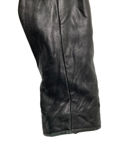 JACKROSE（ジャックローズ）JACKROSE (ジャックローズ) ラムレザージャケット ブラック サイズ:5の古着・服飾アイテム