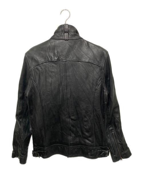 JACKROSE（ジャックローズ）JACKROSE (ジャックローズ) ラムレザージャケット ブラック サイズ:5の古着・服飾アイテム