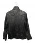 JACKROSE (ジャックローズ) ラムレザージャケット ブラック サイズ:5：7000円