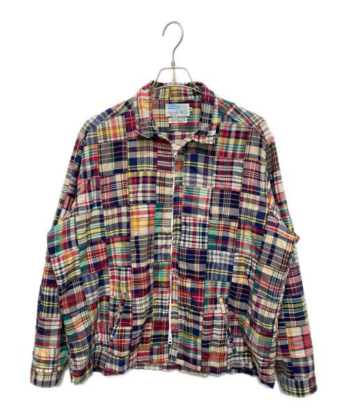 WORKERS（ワーカーズ）WORKERS (ワーカーズ) Swing Top Patchwork Madras マルチカラー サイズ:XLの古着・服飾アイテム
