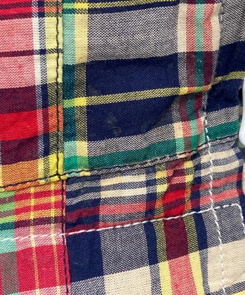 WORKERS（ワーカーズ）WORKERS (ワーカーズ) Swing Top Patchwork Madras マルチカラー サイズ:XLの古着・服飾アイテム