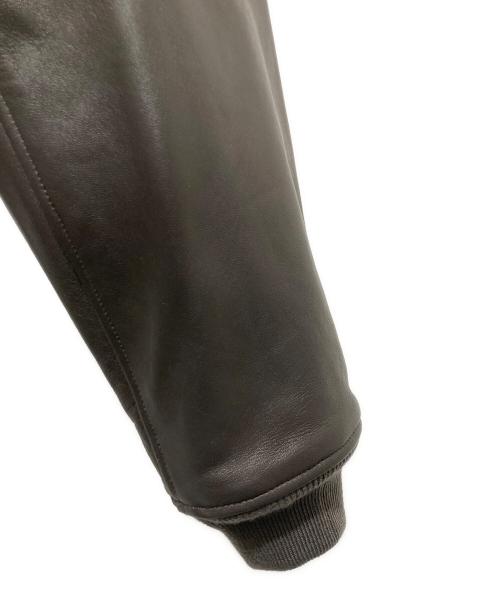 Schott（ショット）Schott (ショット) 別注MA-1レザージャケット グレー サイズ:Lの古着・服飾アイテム