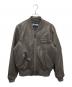 Schott（ショット）の古着「別注MA-1レザージャケット」｜グレー
