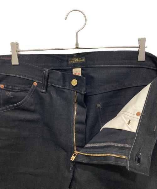 RRL（ダブルアールエル）RRL (ダブルアールエル) LIMITED COWBOY HIGH SLIM JEANS ブラック サイズ:W34L32の古着・服飾アイテム