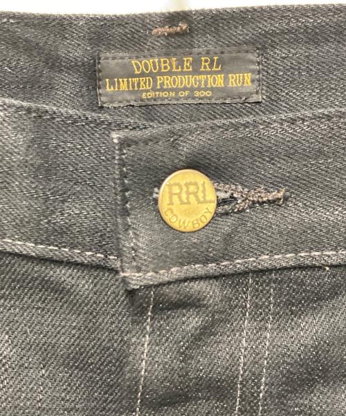 RRL（ダブルアールエル）RRL (ダブルアールエル) LIMITED COWBOY HIGH SLIM JEANS ブラック サイズ:W34L32の古着・服飾アイテム