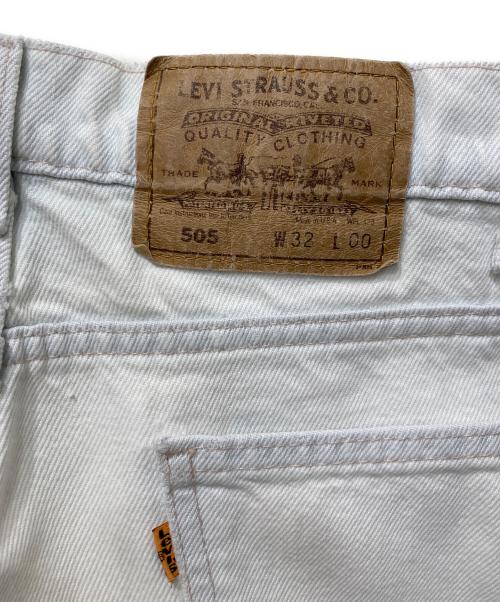 LEVI'S（リーバイス）LEVI'S (リーバイス) 505デニムハーフパンツ ホワイト サイズ:W32×L00の古着・服飾アイテム