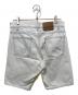 LEVI'S (リーバイス) 505デニムハーフパンツ ホワイト サイズ:W32×L00：5000円