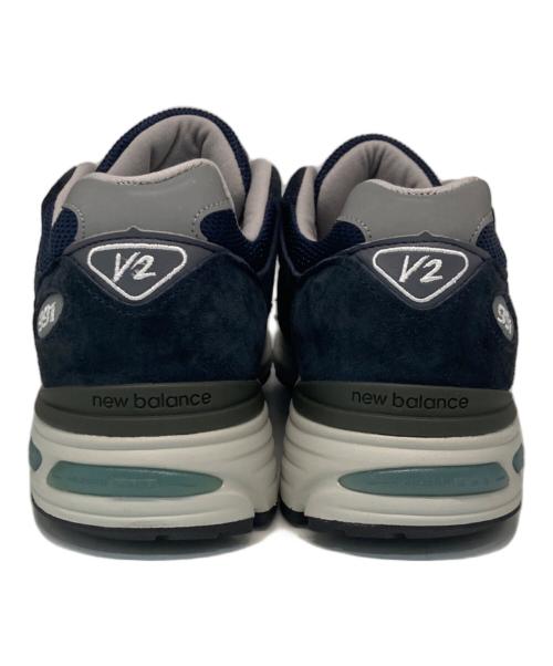 NEW BALANCE（ニューバランス）NEW BALANCE (ニューバランス) 991V2ローカットスニーカー ネイビー サイズ:UK7の古着・服飾アイテム