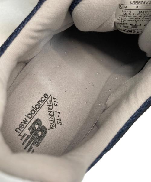 NEW BALANCE（ニューバランス）NEW BALANCE (ニューバランス) 991V2ローカットスニーカー ネイビー サイズ:UK7の古着・服飾アイテム