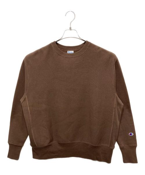 Champion REVERSE WEAVE（チャンピオン リバース ウィーブ）Champion REVERSE WEAVE (チャンピオン リバース ウィーブ) MIN-NANO (ミンナノ) 別注リバースウィーブスウェット ブラウン サイズ:Sの古着・服飾アイテム