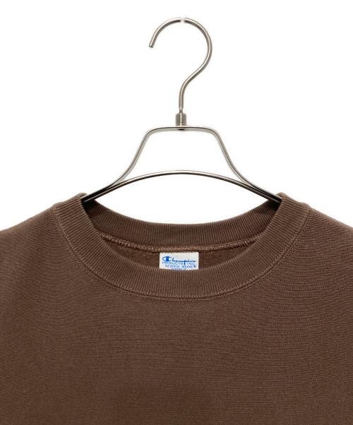 Champion REVERSE WEAVE（チャンピオン リバース ウィーブ）Champion REVERSE WEAVE (チャンピオン リバース ウィーブ) MIN-NANO (ミンナノ) 別注リバースウィーブスウェット ブラウン サイズ:Sの古着・服飾アイテム