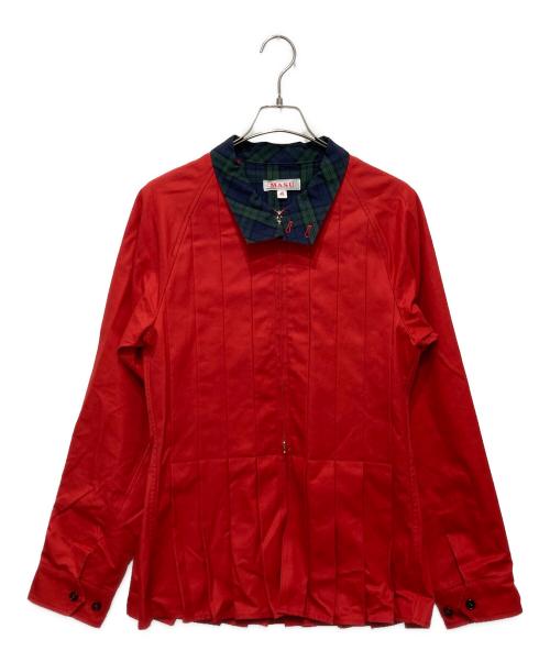 masu（エムエーエスユー）MASU (エムエーエスユー) ナイトスイングトップ レッド サイズ:48の古着・服飾アイテム