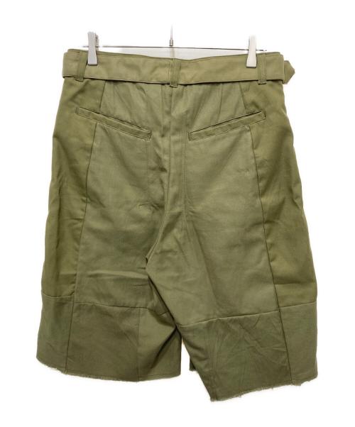 SEEALL（シーオール）SEEALL (シーオール) 再構築ビッグ・ショーツ グリーン サイズ:2の古着・服飾アイテム