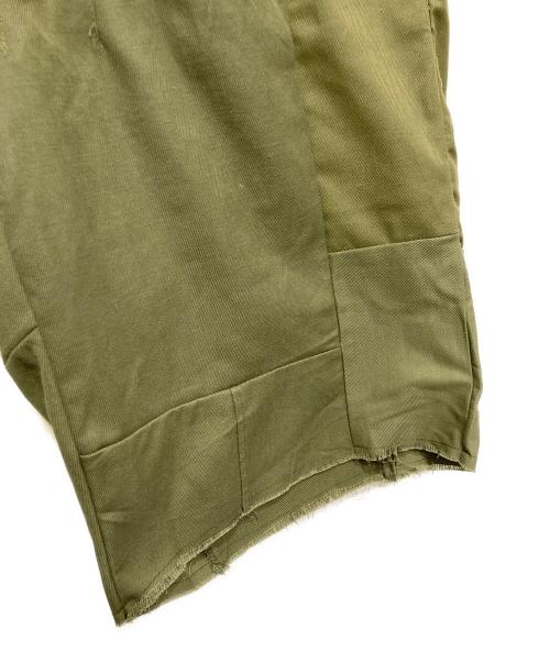 SEEALL（シーオール）SEEALL (シーオール) 再構築ビッグ・ショーツ グリーン サイズ:2の古着・服飾アイテム