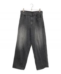 中古・古着通販】NEON SIGN (ネオンサイン) DRILL WIDE DENIM PANTS V1