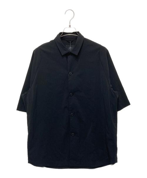 teatora（テアトラ）teatora (テアトラ) CARTRIDGE SHIRT S/S - DR ブラック サイズ:3の古着・服飾アイテム
