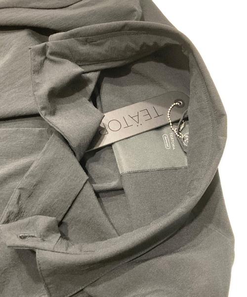 teatora（テアトラ）teatora (テアトラ) CARTRIDGE SHIRT S/S - DR ブラック サイズ:3の古着・服飾アイテム