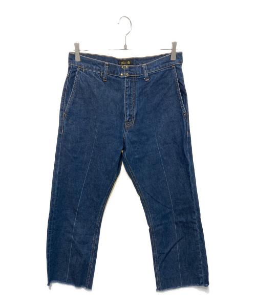DRAWER（ドゥロワー）DRAWER (ドゥロワー) コットンインディゴ５Pデニムパンツ インディゴ サイズ:40の古着・服飾アイテム
