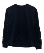 stussyステューシー）の古着「Hearts & Spades ロングカットソー」｜ブラック