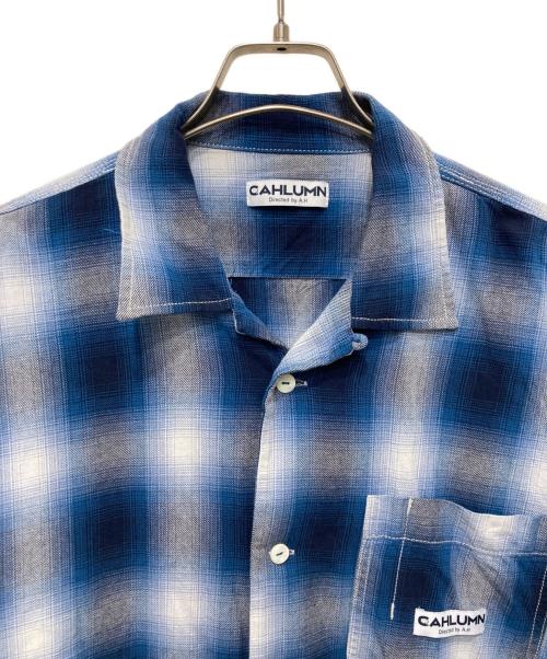CAHLUMN（カウラム）CAHLUMN (カウラム) オンブレシャツ ブルー サイズ:不明の古着・服飾アイテム