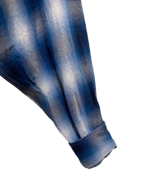 CAHLUMN（カウラム）CAHLUMN (カウラム) オンブレシャツ ブルー サイズ:不明の古着・服飾アイテム